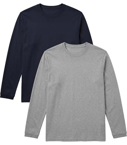 Cotton 6 oz. Long-Sleeve T-Shirt (G240) Red, XL (Pack of 12